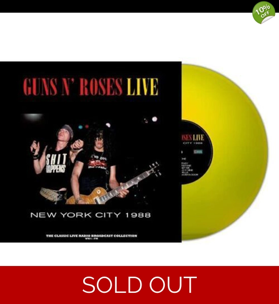Guns N Roses - Live New York City 1988 Vinyl LP